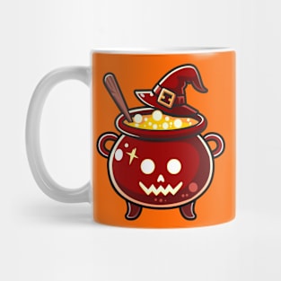 Witch's Red Cauldron Mug